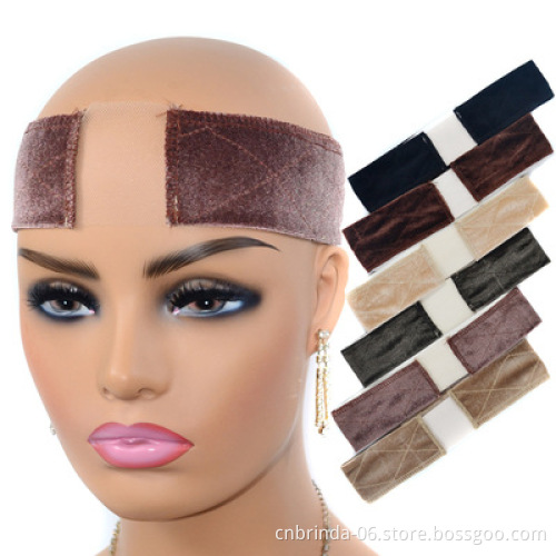 Wig Lace Headband Hair Band Adjustable Velvet Sided Wig Elastic Band Durable Grips Big Girls Headbands Wiggery Accessery